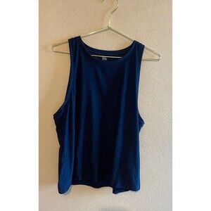 Beyond Yoga Women's Sz L Featherweight Rebalance Nocturnal Navy Tank Top Summer